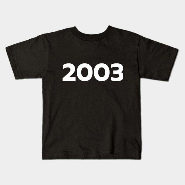 2003 legend t-shirt Kids T-Shirt by ARTA-ARTS-DESIGNS